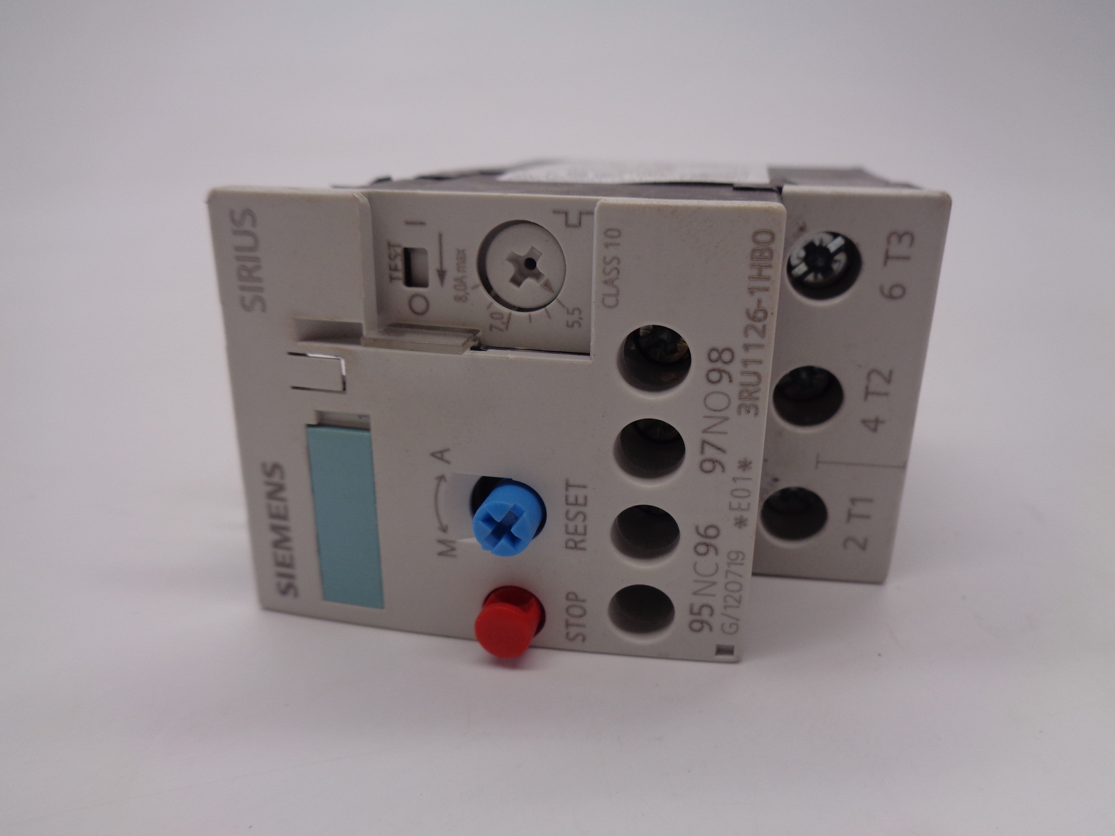 SIEMENS 3RU1126-1HB0 RELAY 5.5-8.0AMP NSNP