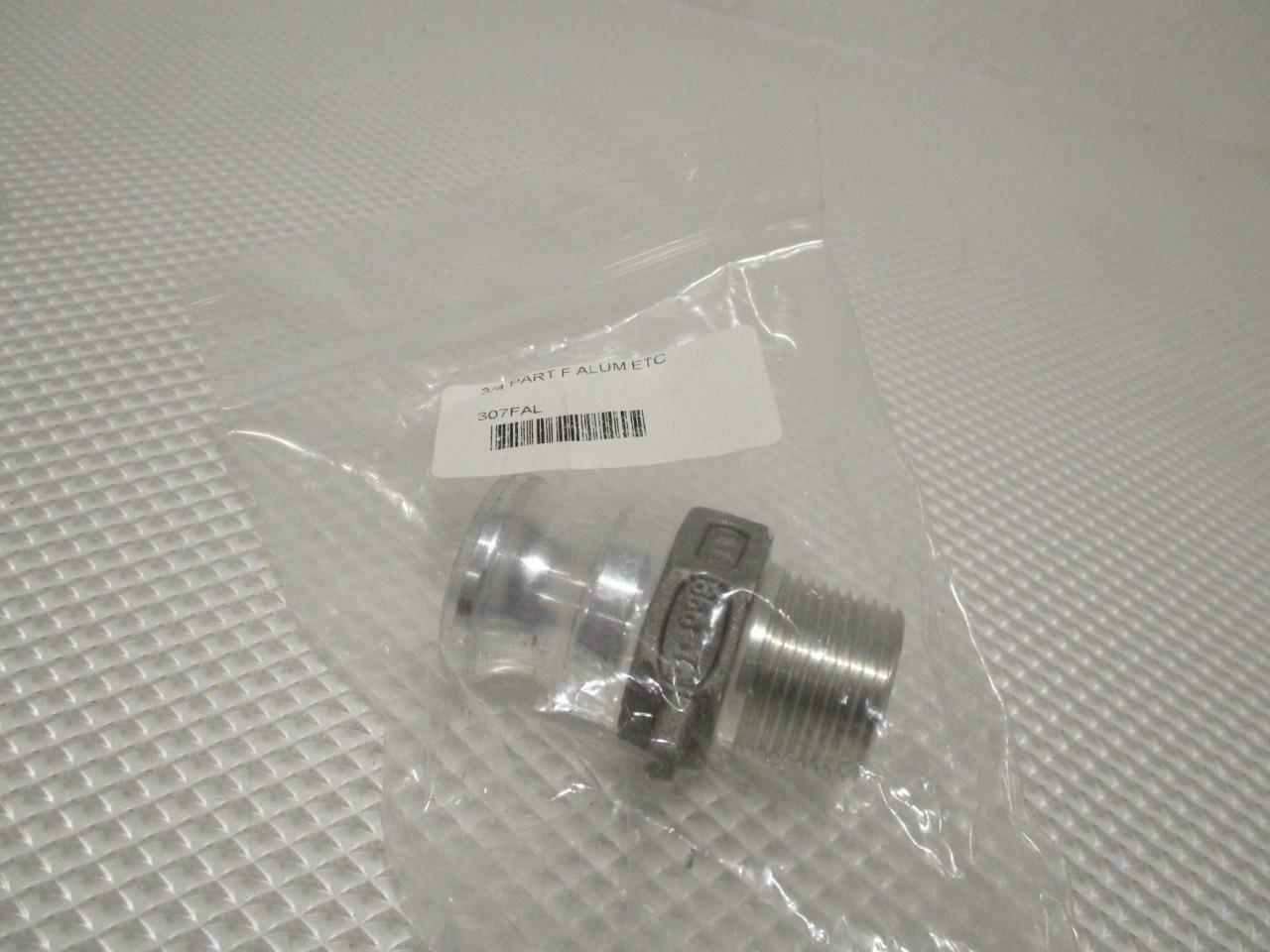 ONE NEW EVER-TITE 3/4″ ALUMINUM CAMLOK COUPLING 307FAL.