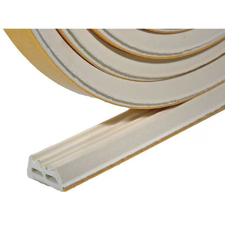 Frost King V27wa Weatherseal, Ribbed, 10 Ft., White, Epdm