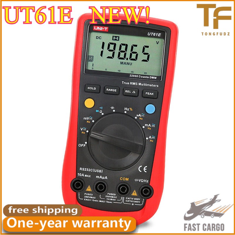 New Uni-T UT61E UT-61E Modern Digital Auto Mutimeter Tester DMM AC/DC in Stock #