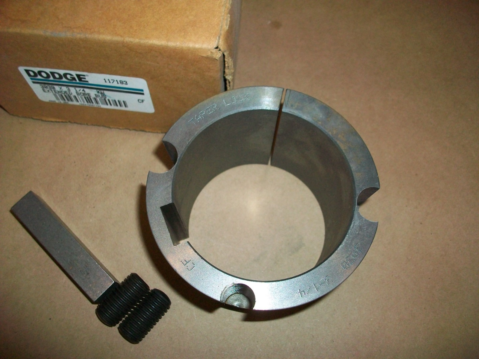 Dodge 3030 3-1/4 KW Extended Bore Bushing 117183 NEW IN BOX
