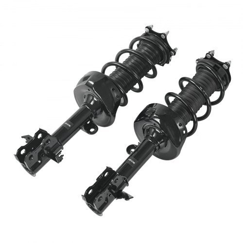 Front Shock Absorber Strut Assembly, 2Pcs Shock and Strut Assembly with Coil Sp