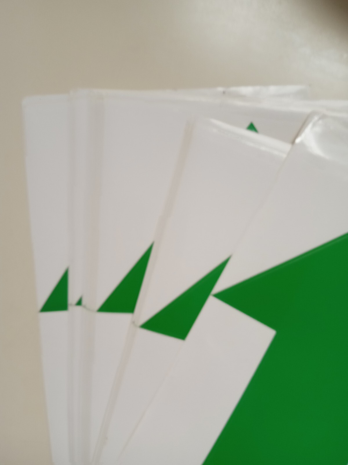24 Green Direction Arrow Stickers 12″ X 6.5″ NEW SEE PHOTOS