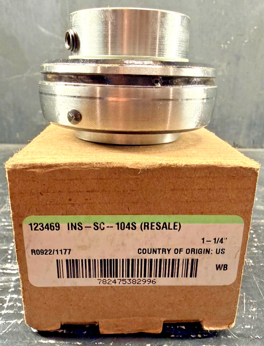 1 NEW DODGE 123469 SC 1-1/4” BALL BEARING INSERT NIB ***MAKE OFFER***