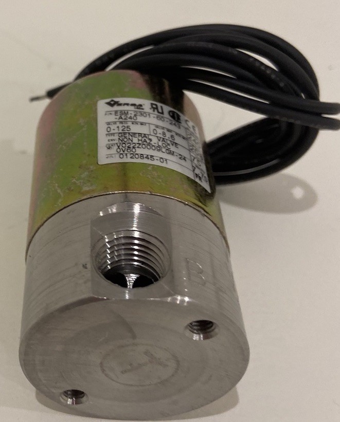 VERSA ESM-2301-60-243-A240 60/240V for 60 Hz, 0-125 psi, Two-Way Solenoid Valve