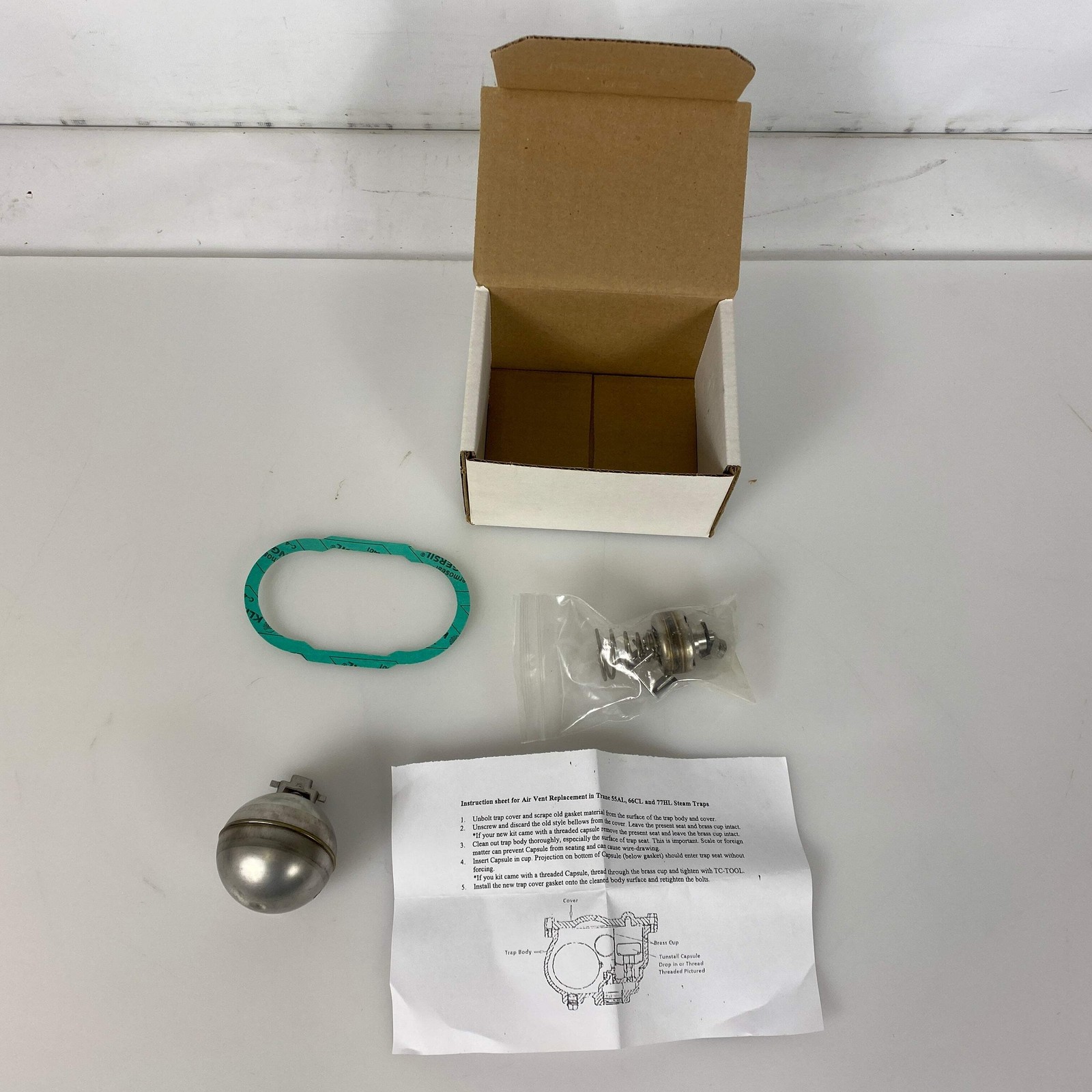 Tunstall Associates Inc #1RK-TR-55AL Repair Kit for Trane 3/4″ 5 Pack