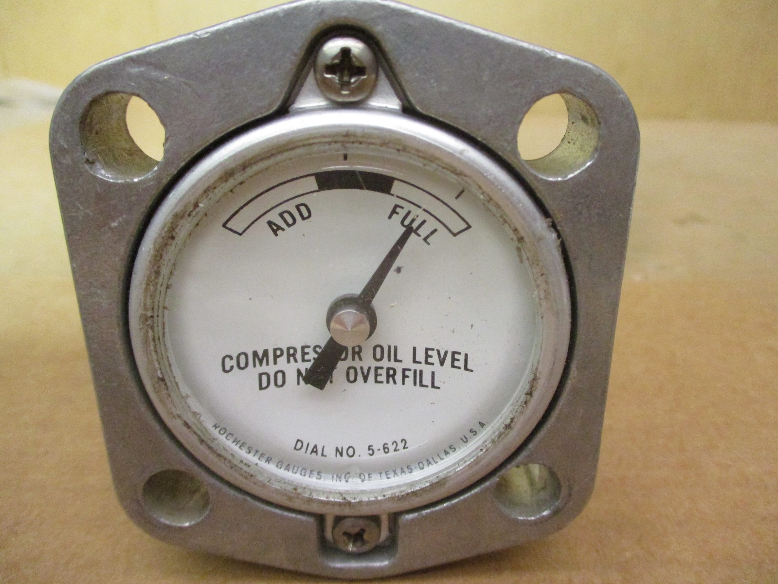 M6280-167 L85 Tank Gauge Dial No. 5-622 Rochester Gauges Inc. 52631HM