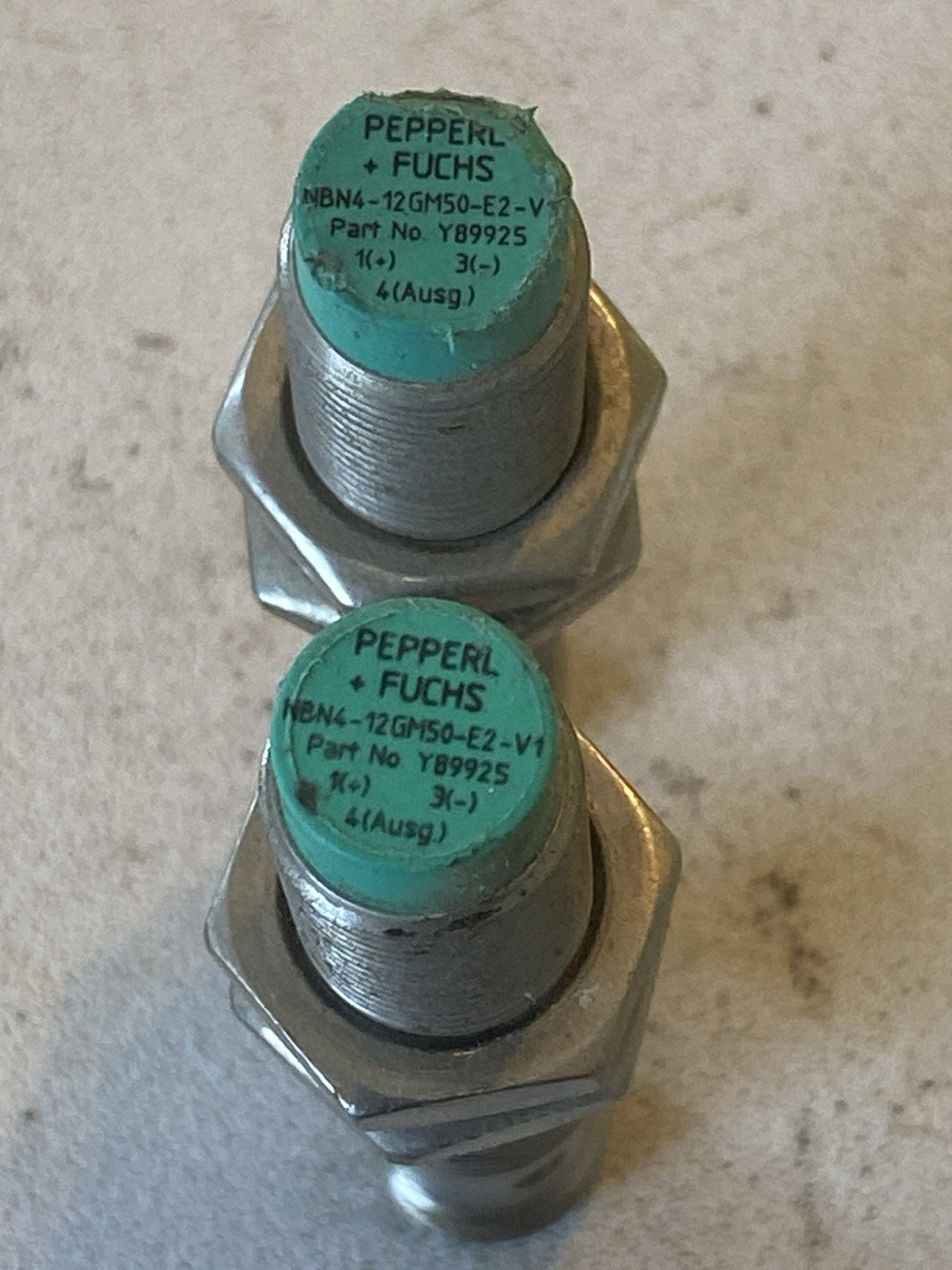 PEPPERL+FUCHS NBN4-12GM50-E2-V1 PROXIMITY SENSOR INDUCTIVE 5-36VDC (LOT OF 2)