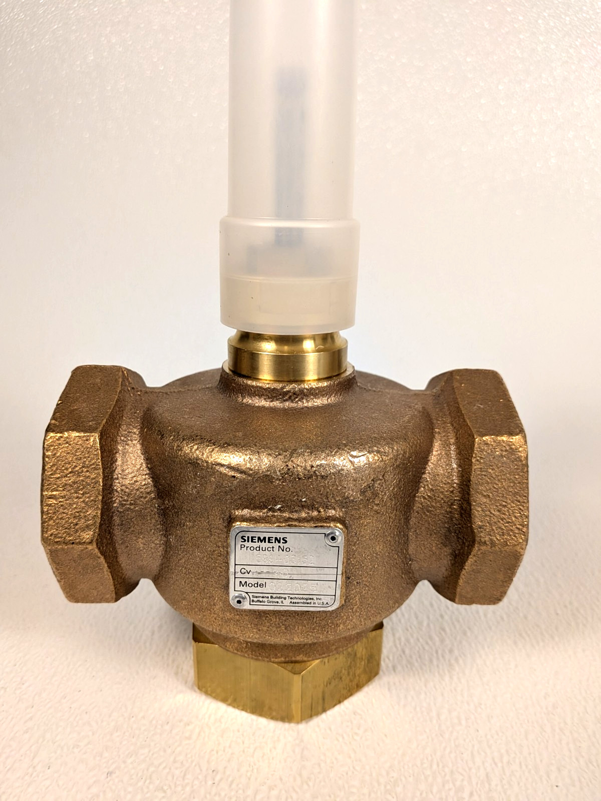 SIEMENS FLOWRITE 599 SERIES VALVE 599-03152 2″ 3-W MIX FxF CV=40 SS