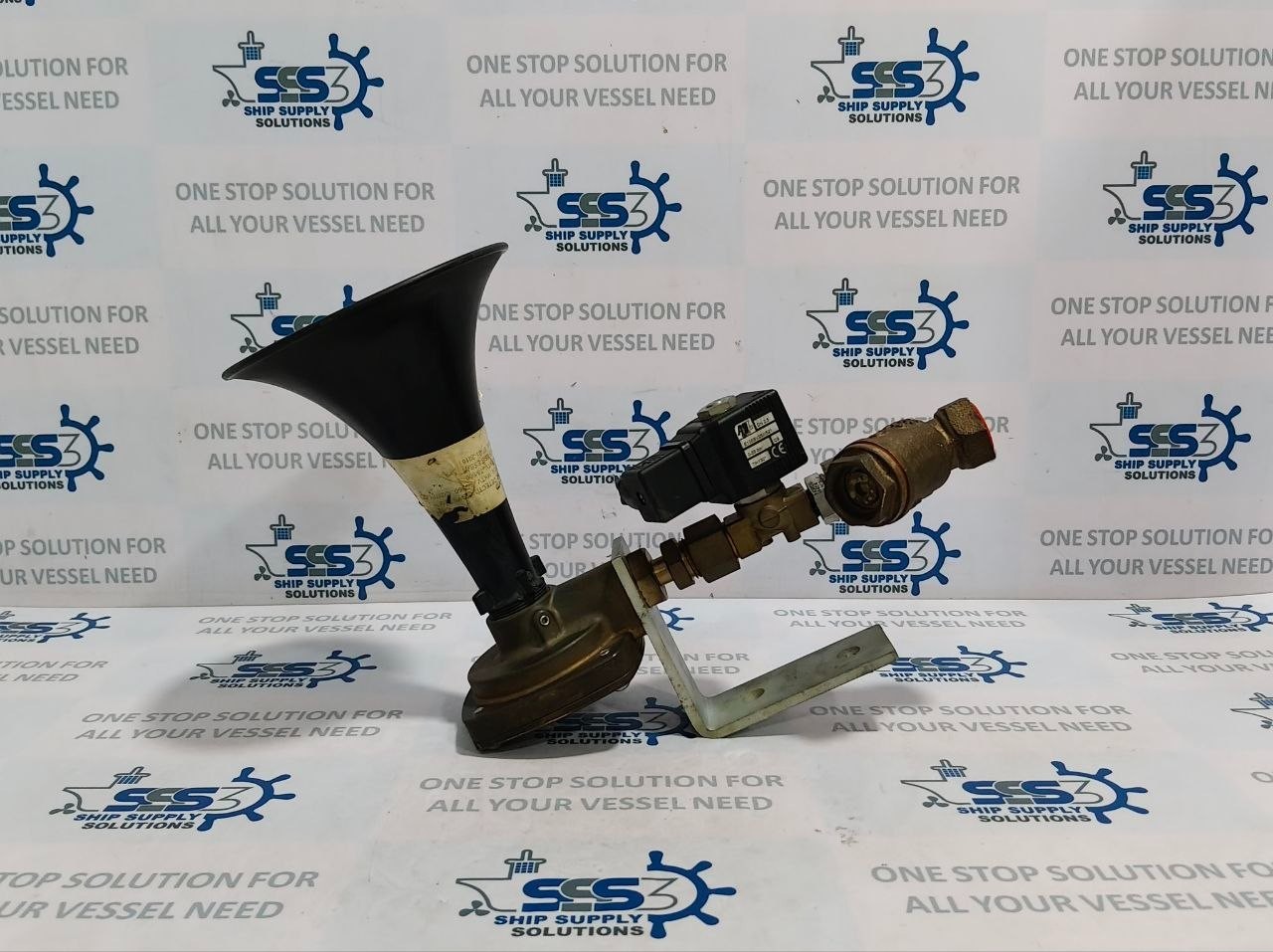 Kockum Sonics Tyfon MKT 75/660 Air Horn with Solenoid Valve