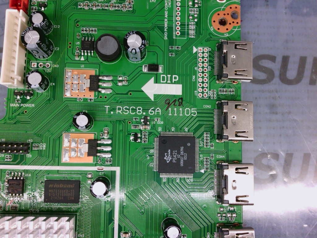USSP Honeywell TV Main Board T.RSC8.6A 11105 1A2D0940 TRSC86A11105 TRSC86A
