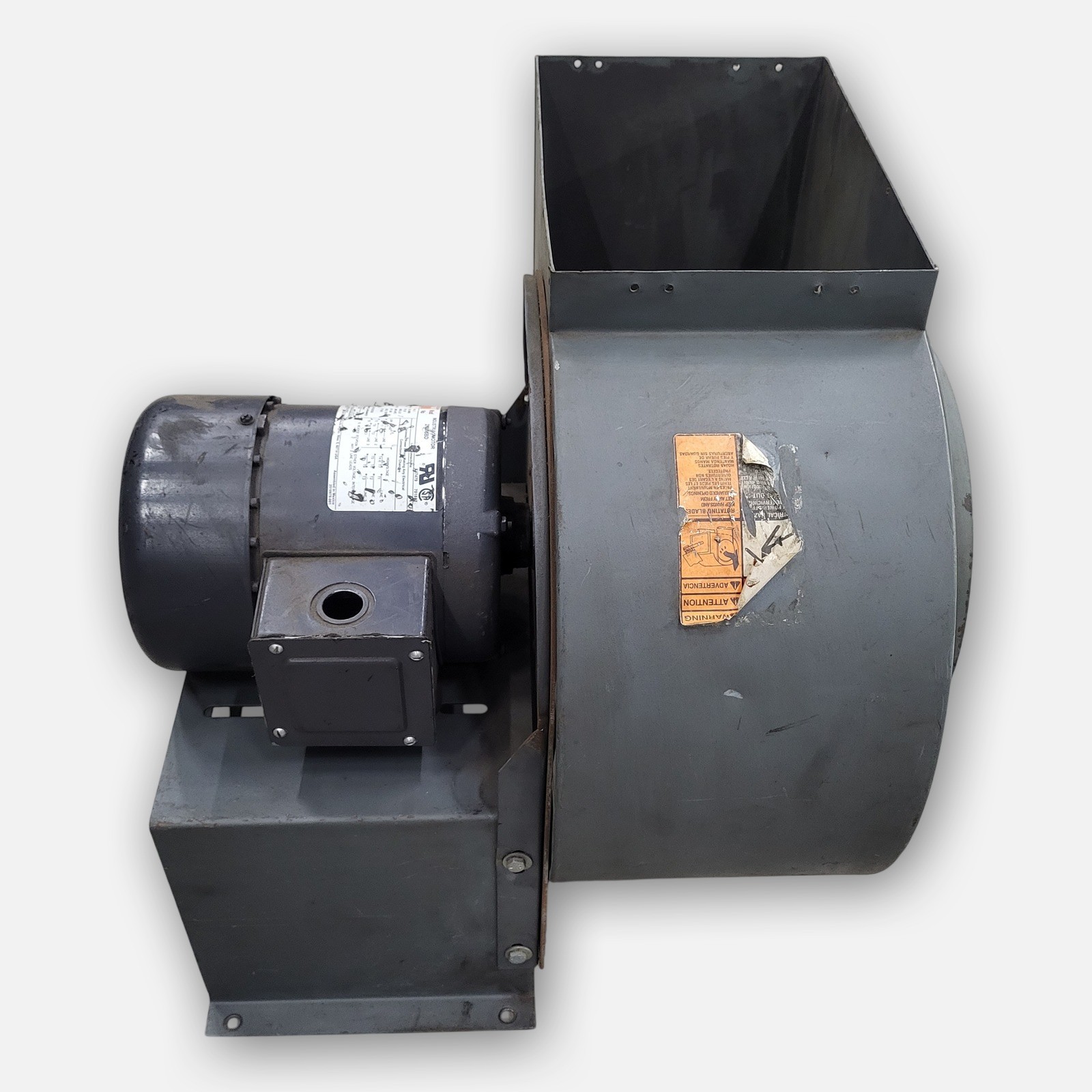 DAYTON 2N866BD MOTOR 3/4HP 3PH 1725RPM FR: 56 w/ CENTRIFUGAL BLOWER 10″
