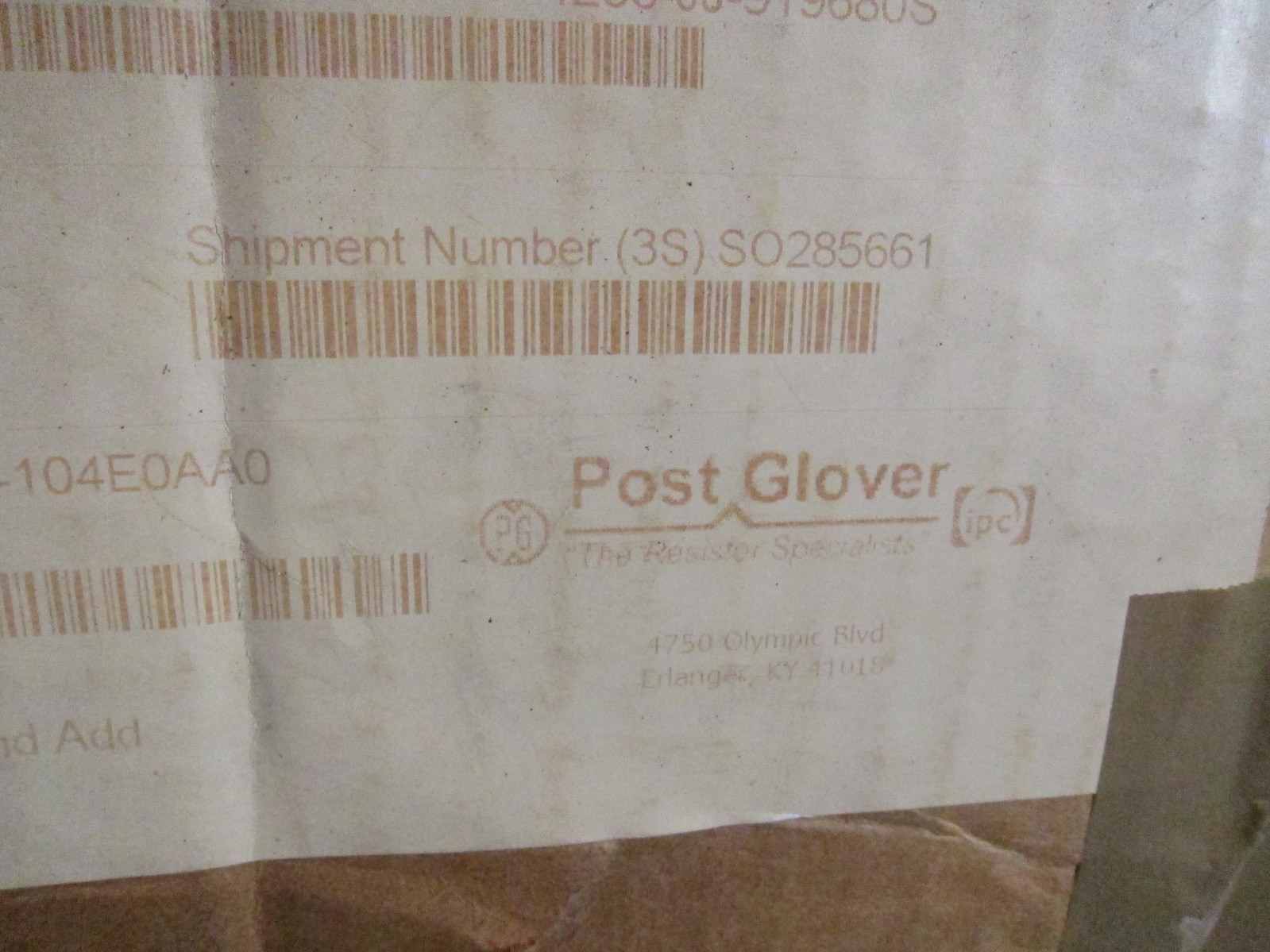 New Post Glover T28R2K23-PC Dynamic Braking Resistor DB28D0-2K23-104E0AA0