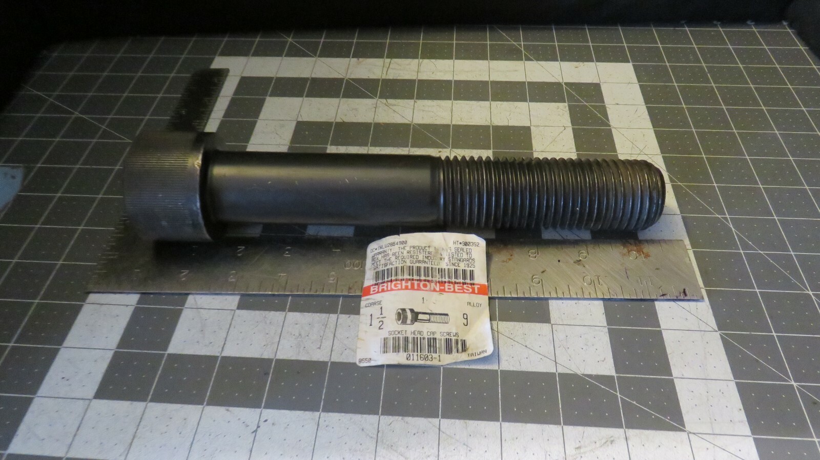 Brighton-Best 1-1/2-6 x 9″ Socket Head Cap Screw