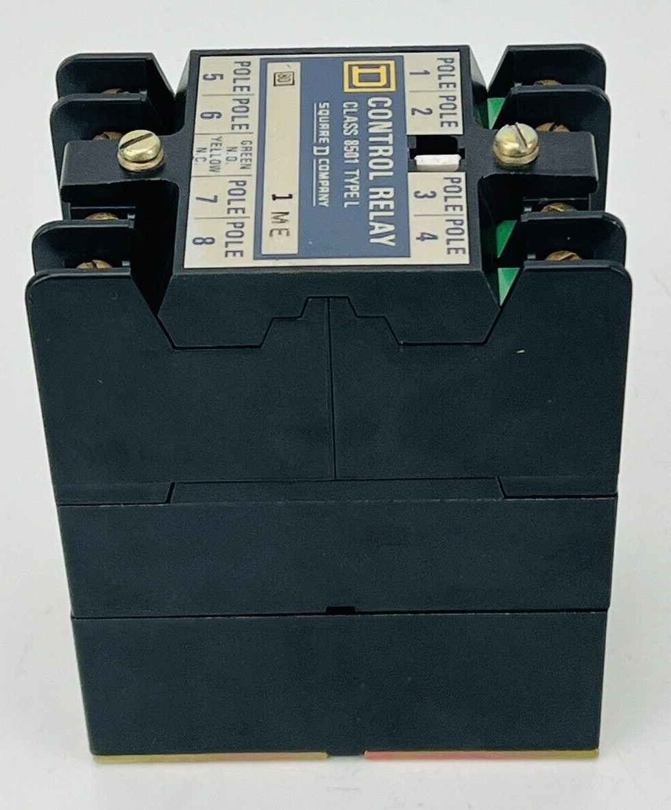 Square D 8501 Type LO-60 A.C Magnetic Relay Open Type 120-60/110-50 *WARRANTY*