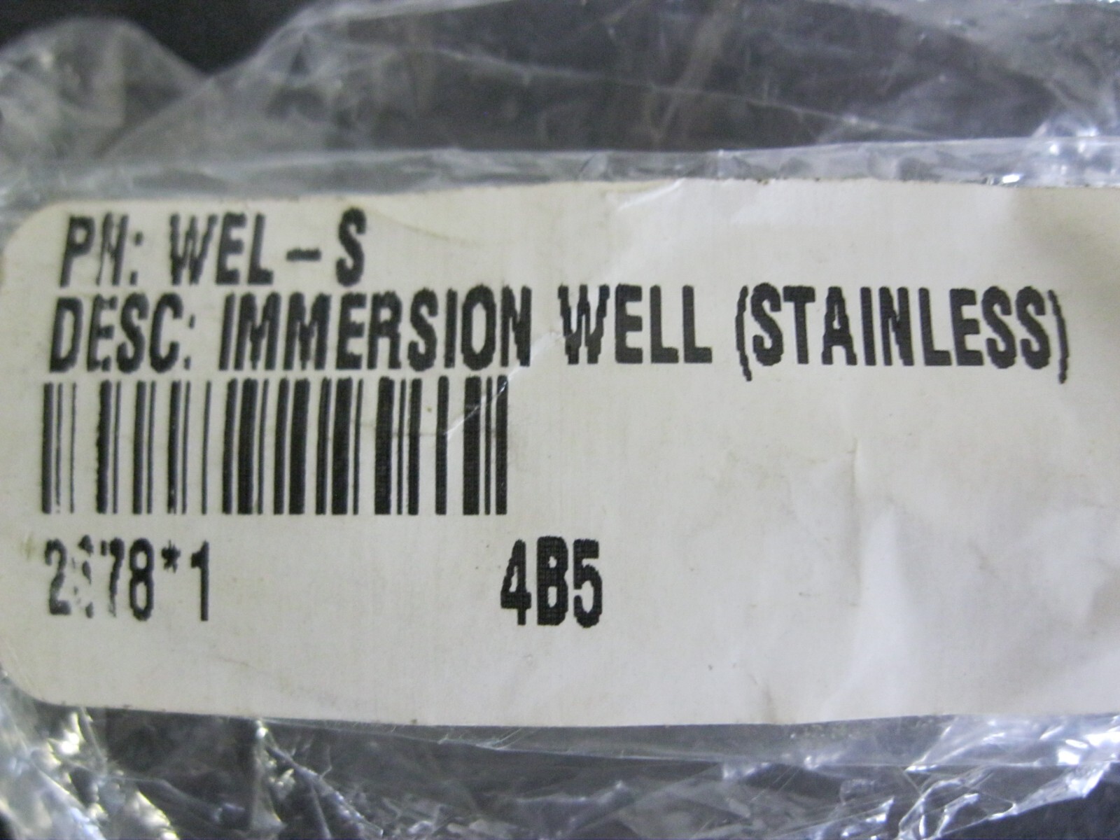 PRE-CON ST-W3E IMMERSION THERMISTOR SENSOR TYPE III 10K OHM, & WEL-S WELL SS