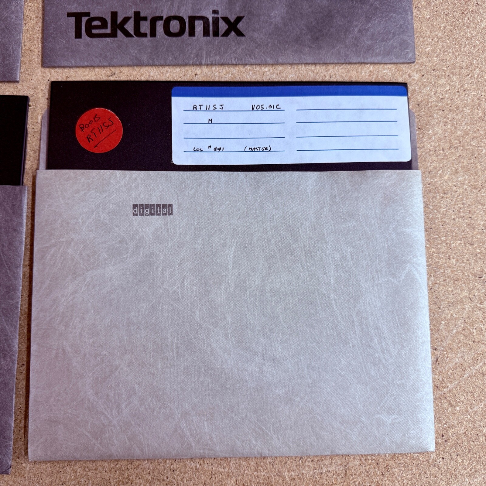 Vintage Digital and Tektronix Software 8 Inch Floppy Disk Set RT11 TEK SPS Basic
