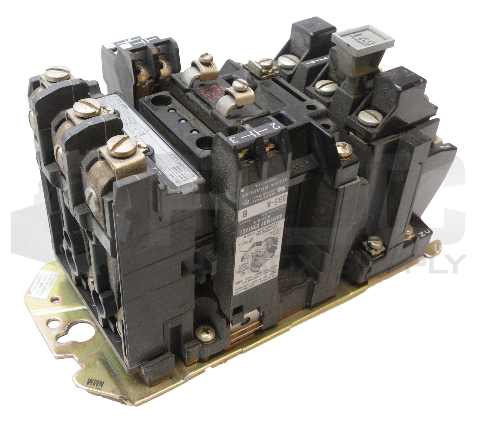 ALLEN BRADLEY 509-BOD /B W/ CB236 W/ 42185-800-01 W/ (3) W34 W/ 595-A/B 595-AB/B