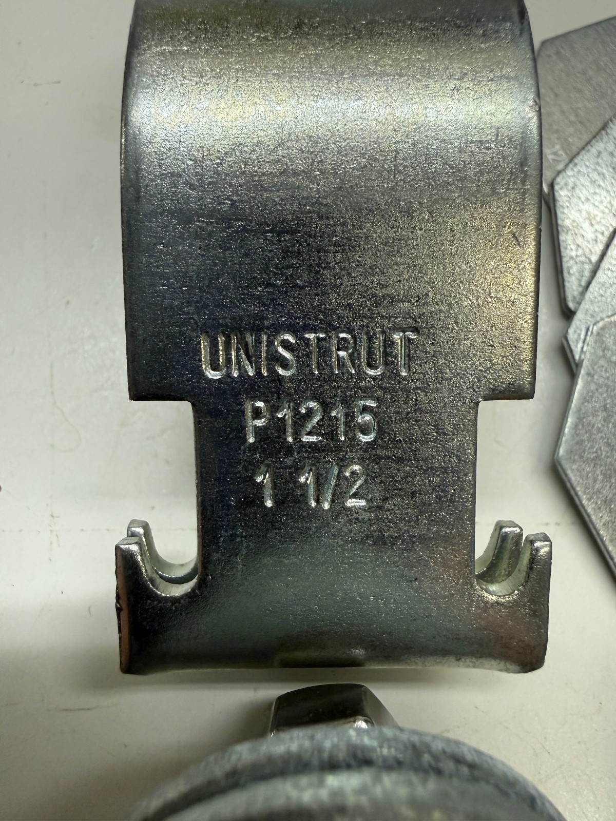 Unistrut Conduit Clamp Lot of Six (6) P1211 1/2″, P1212 3/4″, P1215 1-1/2″ New