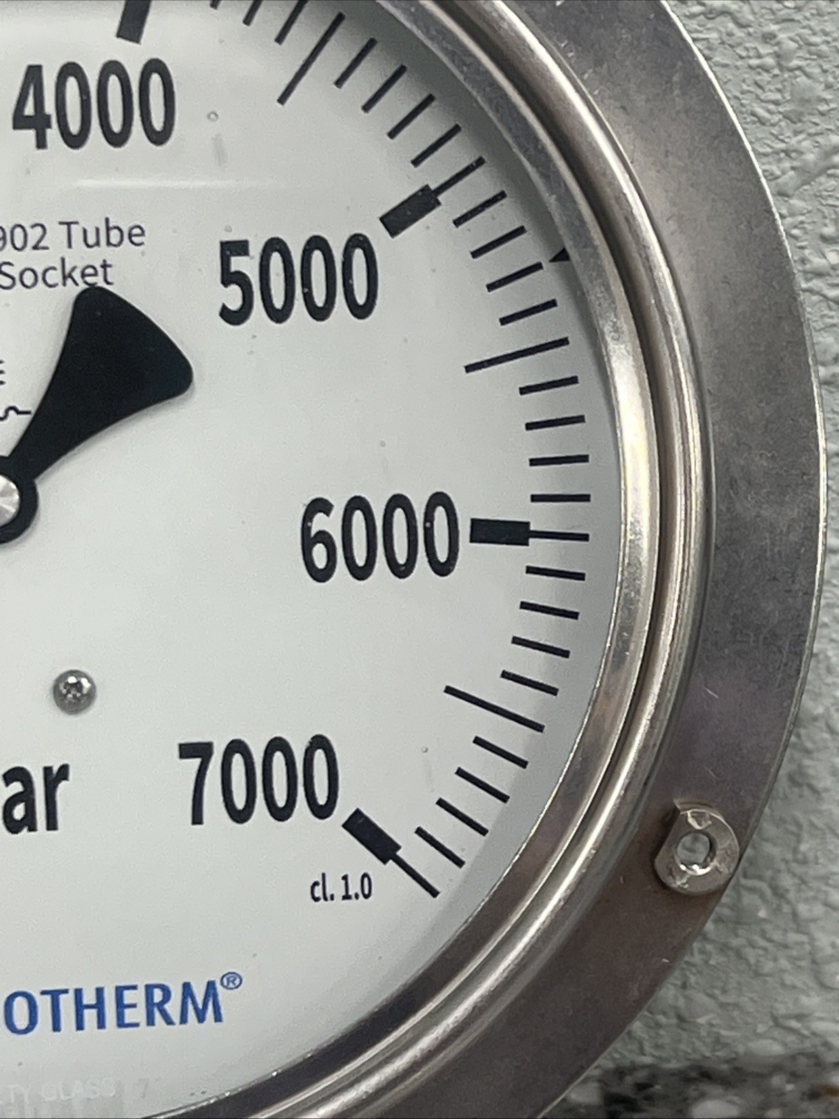 BADOTHERM Ni-Span -C902 Tube AISI 316 Spcket Pressure Gauge 6″ DIA
