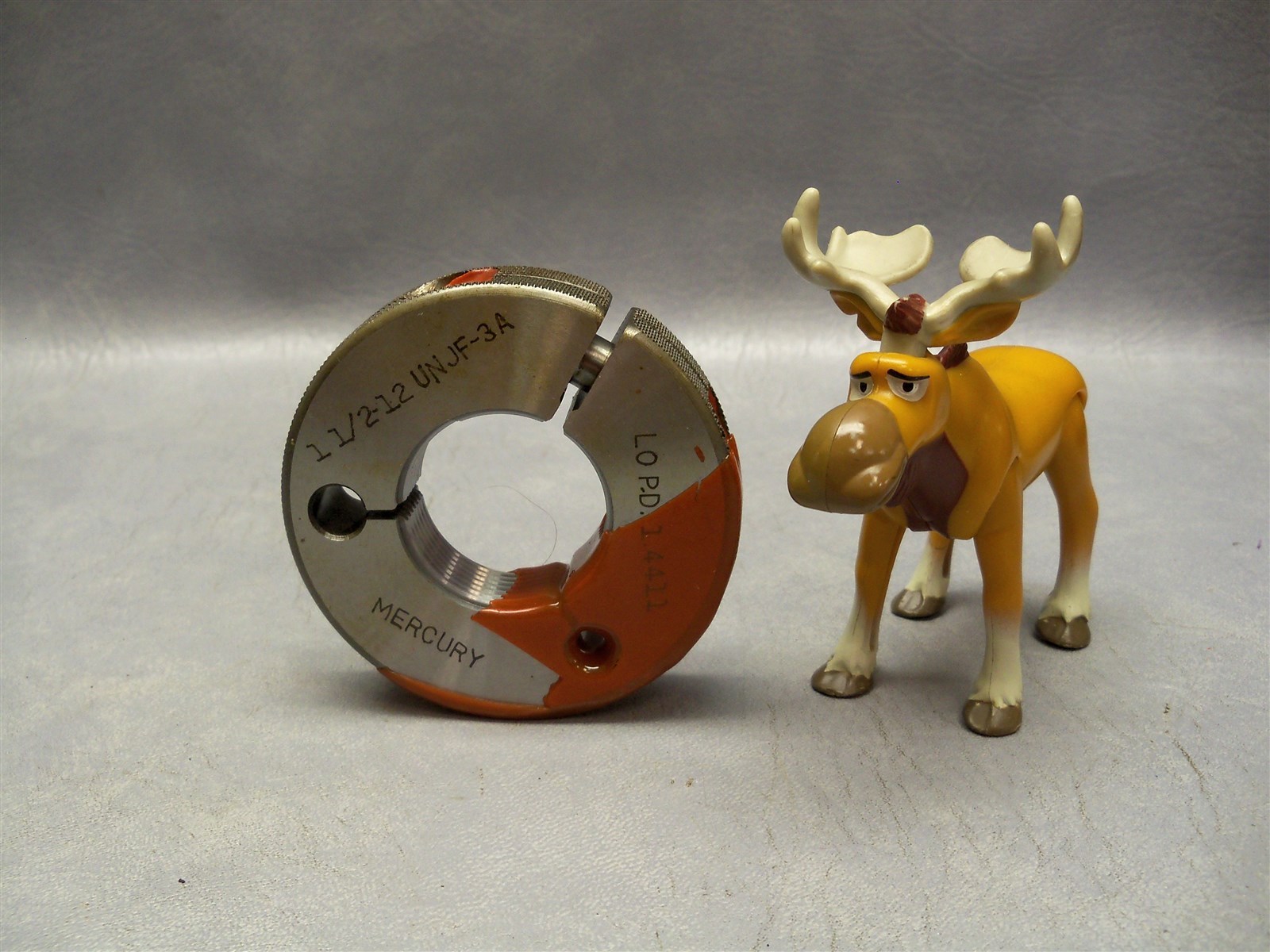 Mercury 1-1/2-12 UNJF-3A NoGo Lo Threaded Ring Gage Gage#2