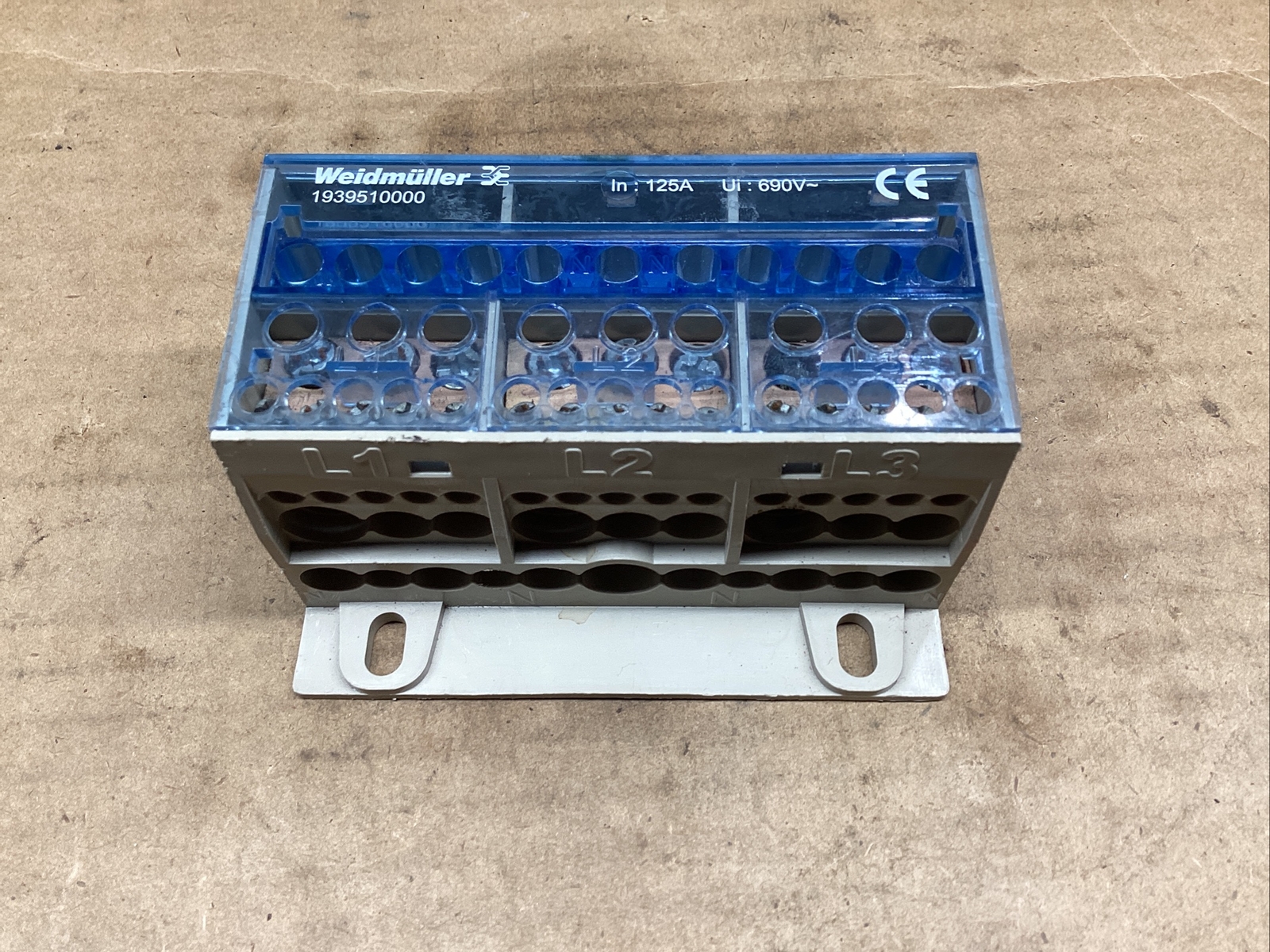 WEIDMULLER 1939510000 125A 690V TERMINAL BLOCK #850M39