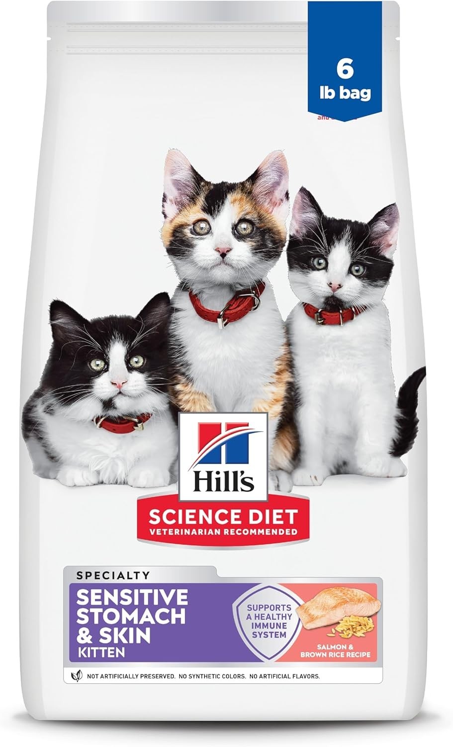 Hill’s Science Diet Kitten Sensitive Stomach Salmon Cat Food 6lb