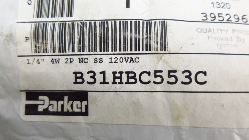 PARKER B31HBC553C 120VAC 1/4″ NSMP