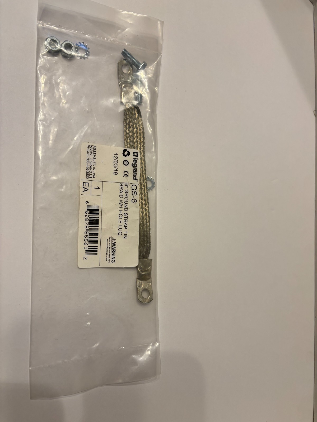 ORTRONICS OR-GS-8 HOMACO 8″ GROUND STRAP (NEW)