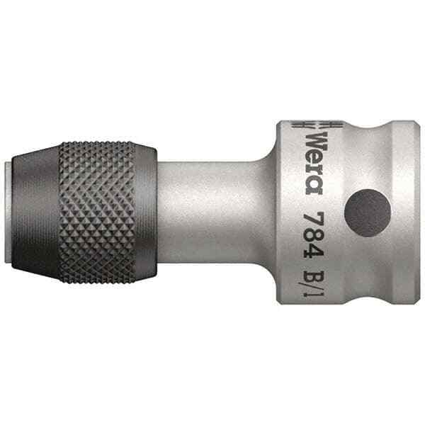 Wera 5042755001 Hex Driver Bit Adapter: Quick Release, 1-11/16″ OAL