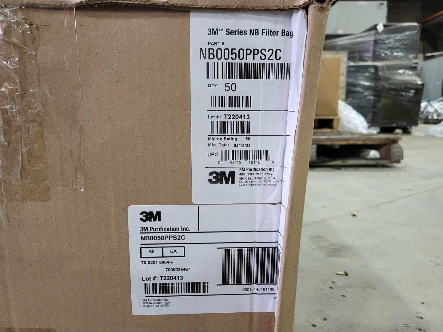SURPLUS NEW 3M NB0050PPS2C NB Series Filter Bag 50 micron (Box of 50) – Air