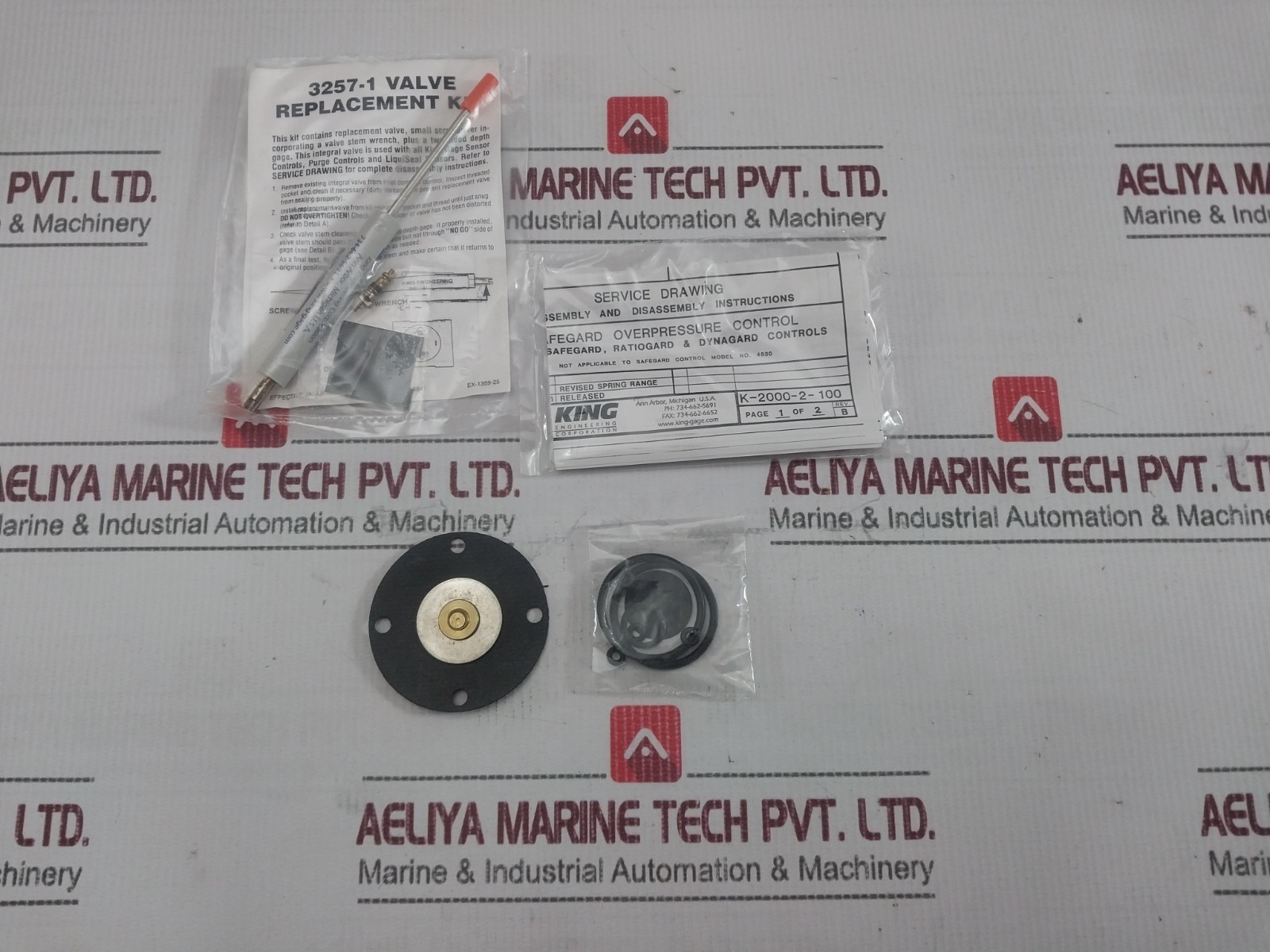 KING ENGINEERING 7334-2 Safe Guard Service Kit