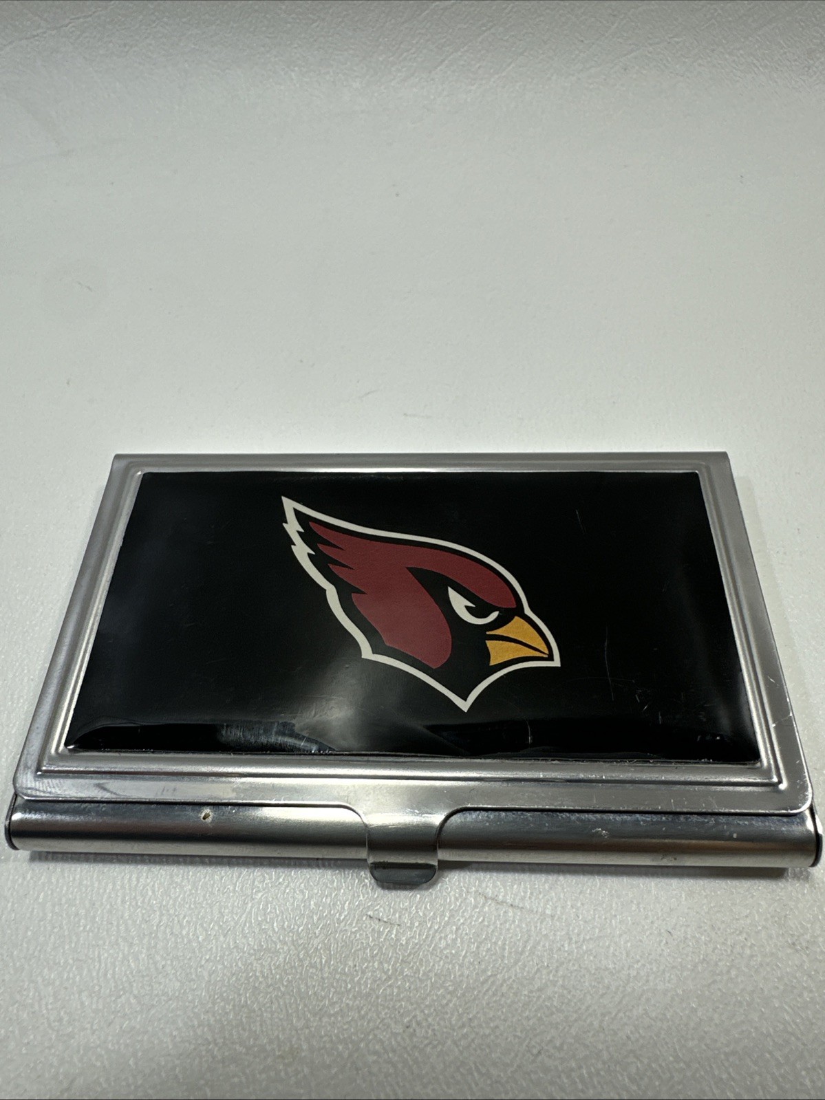 Arizona Cardinals Metal Hard Case professional business card holder