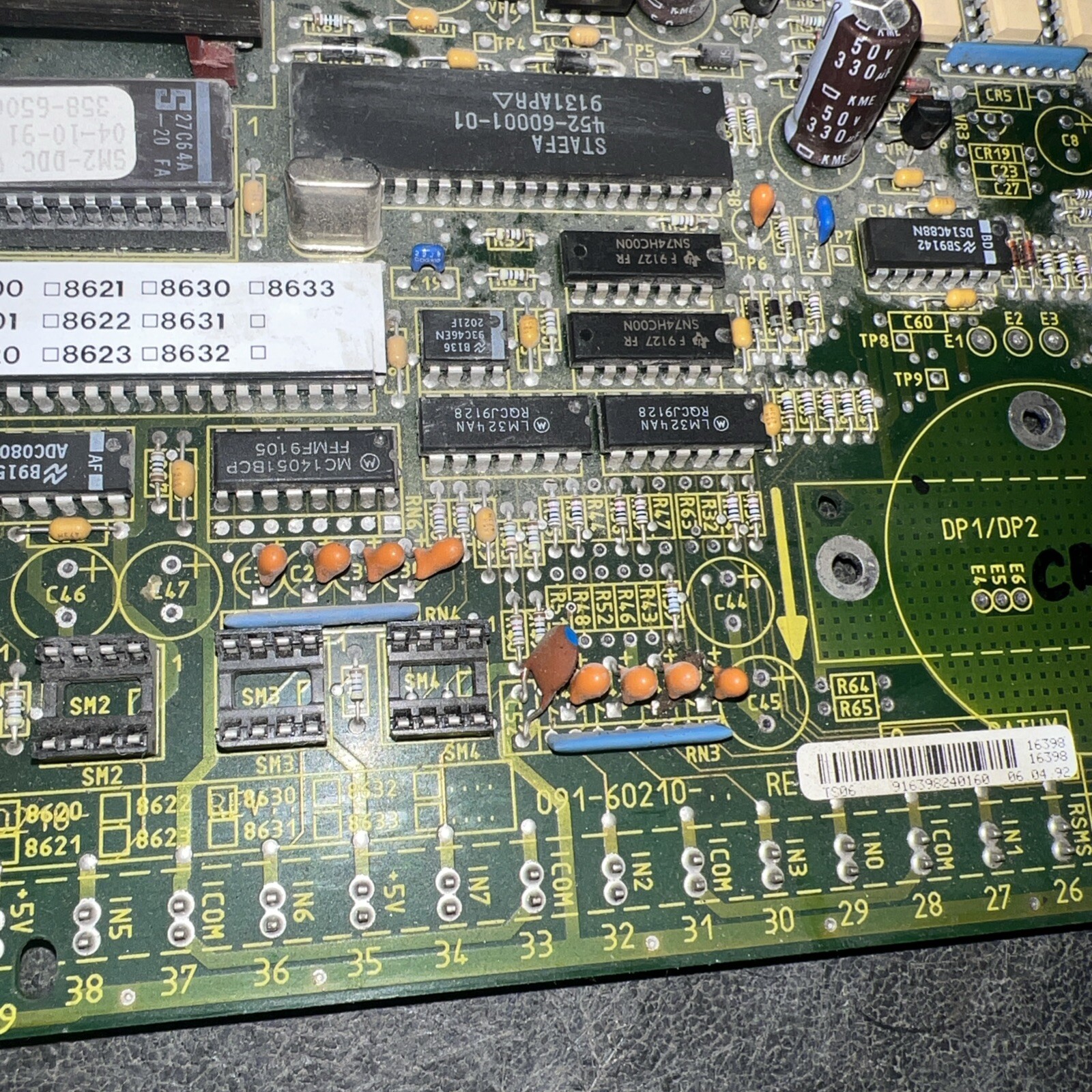 Siemens 091-60210-84 PC Board Smart II 2 Heat Pump 21296E REV. D ( UNTESTED )