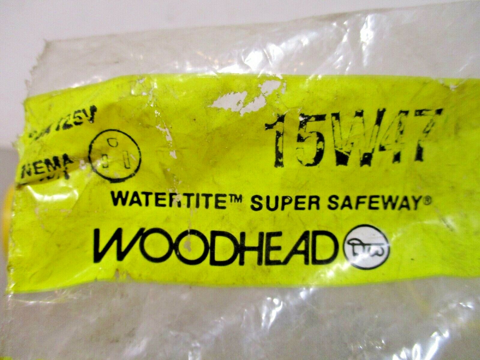 Woodhead 15W47 Rubber Watertite Female Connector Plug