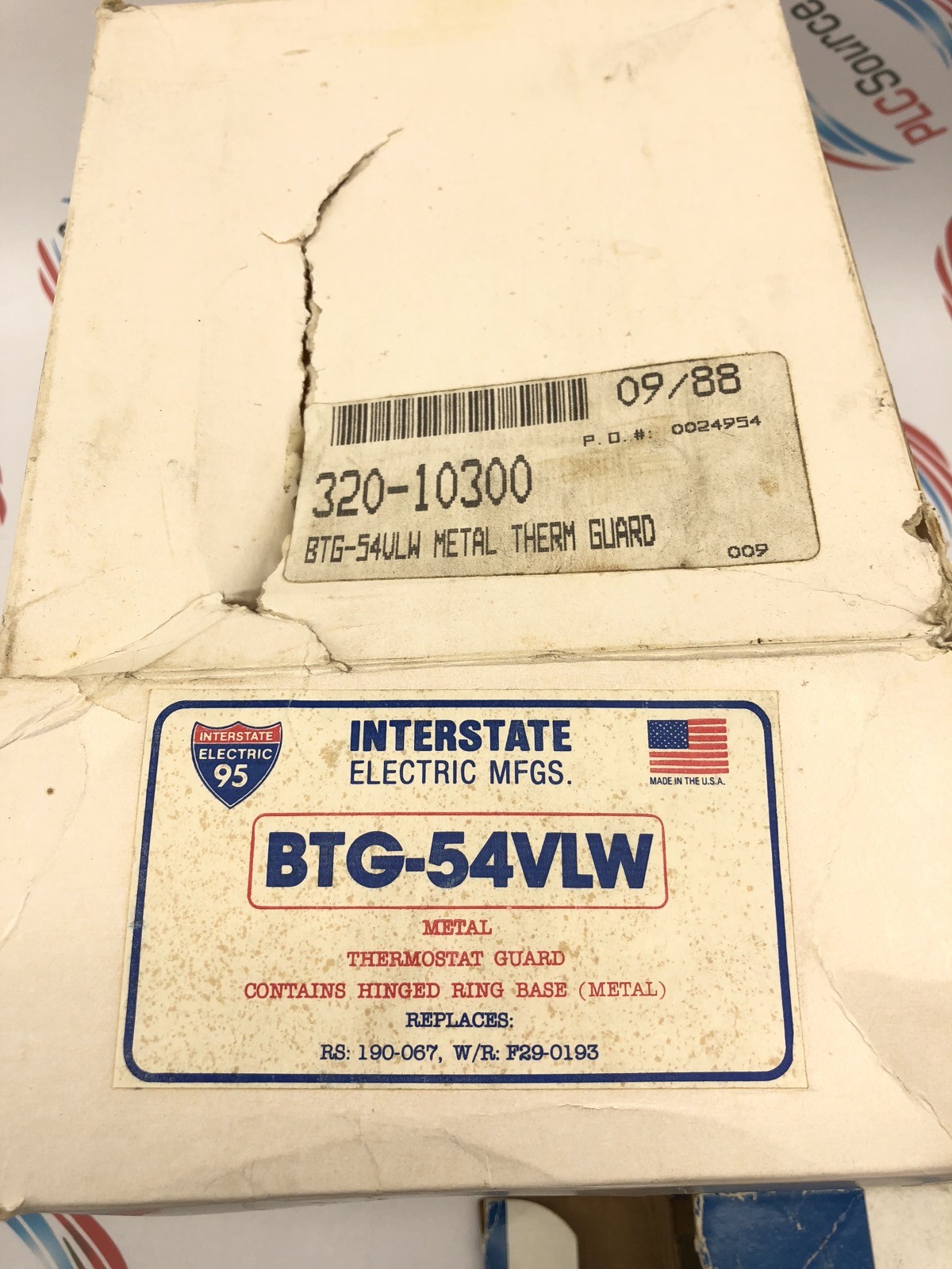 INTERSTATE ELECTRIC MFGS BTG-54VLW METAL THERMOSTAT GUARD 320-10300