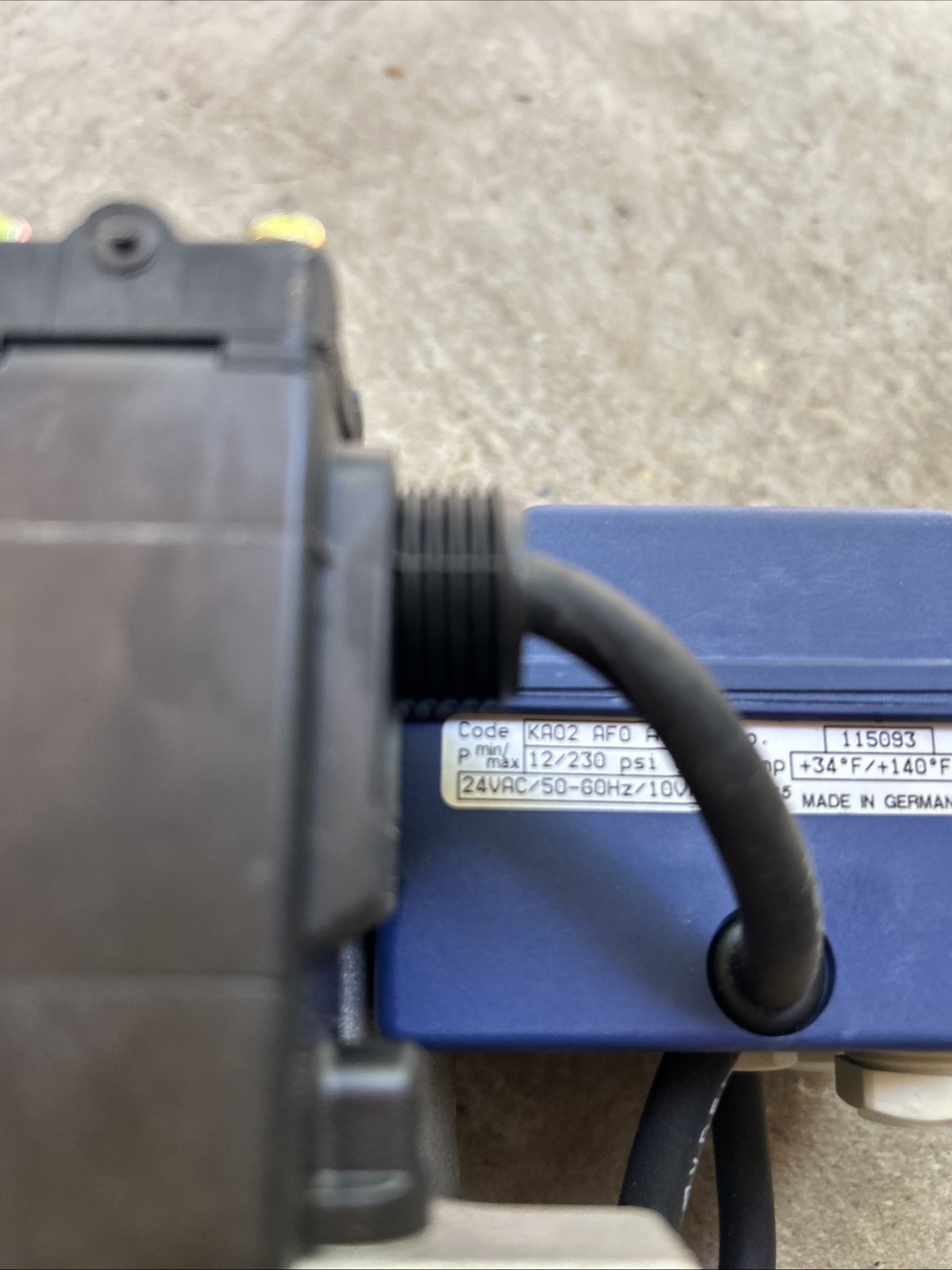 Beko Mat Ka02AFO A6 12-230 Psi 24vac Temp 34 To 140f