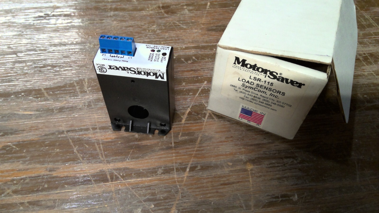 NEW – Motor Saver Symcom Protection Relays, LSR series, Load Sensor PN: LSR-115