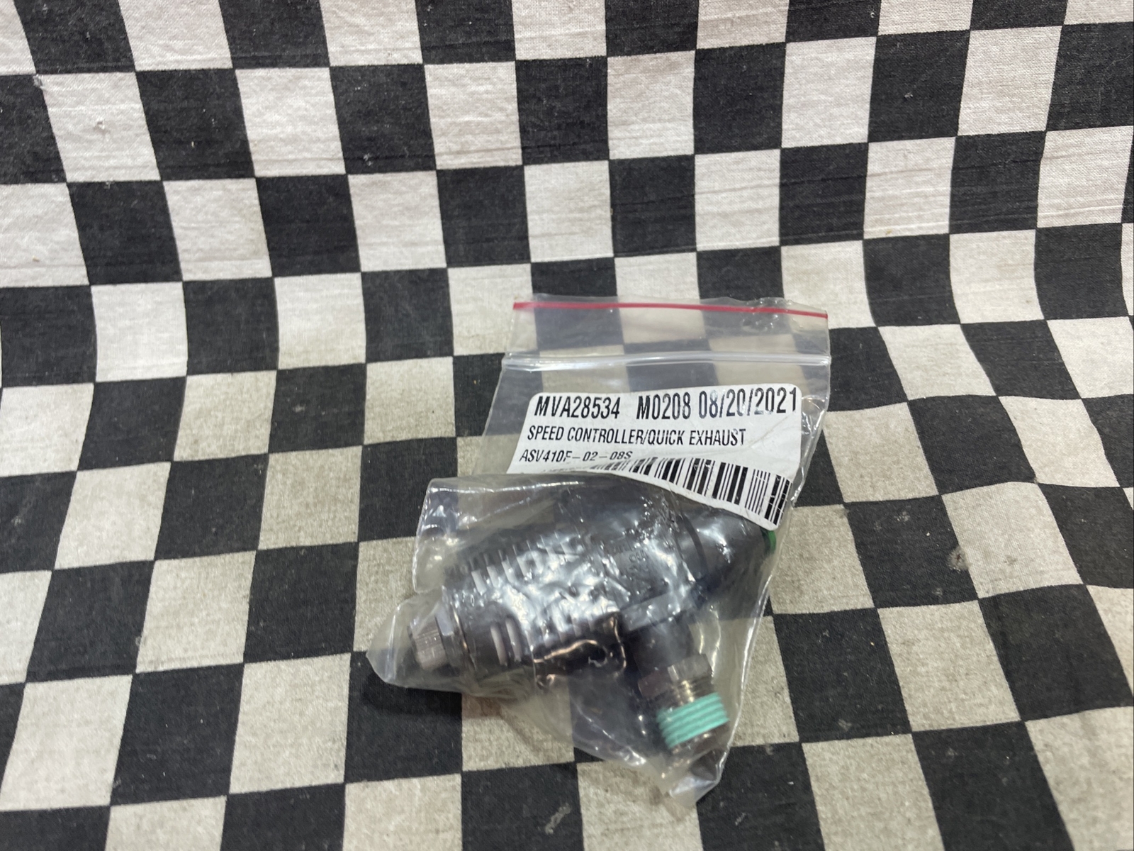SMC SPEED EXHAUST CONTROLLER, ASV410F-02-08S, ASV410F0208S, SHIPSAMEDAY#109V5