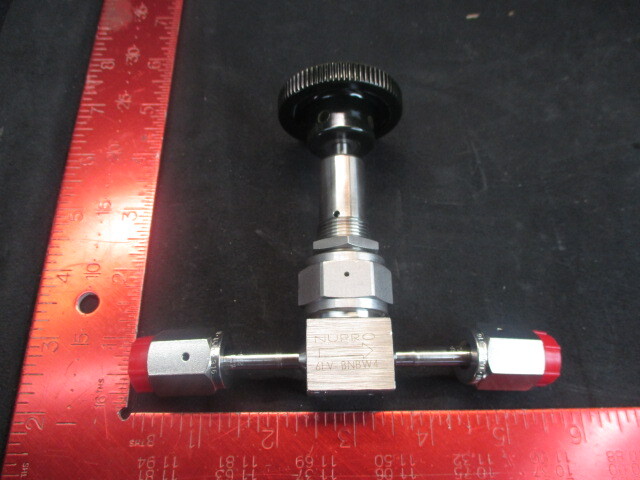 NUPRO 6LV-BNBW4-P 316L VAR High Purity Bellows Sealed Valve, 1/4 in.