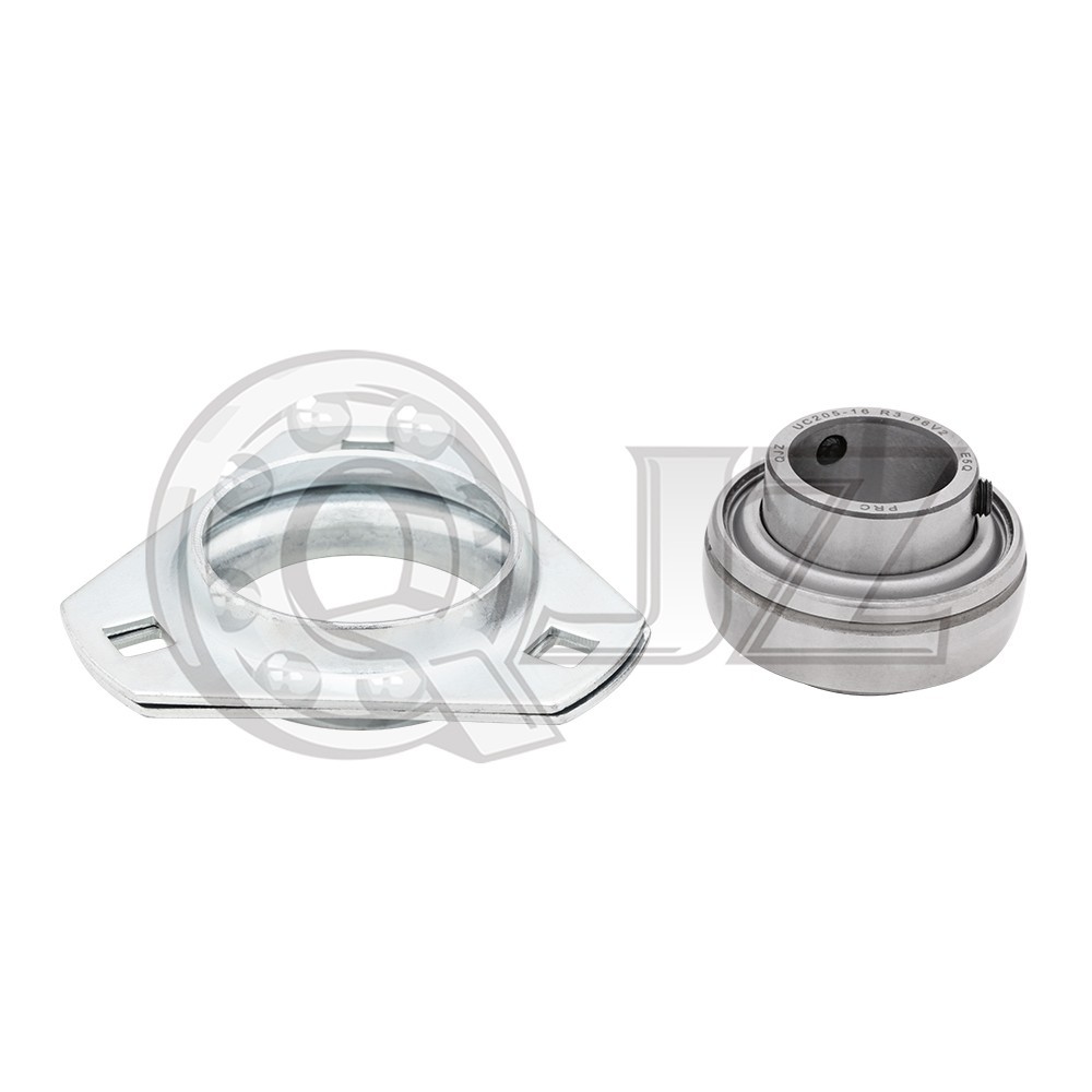 [Qty.1] UCPFT204-SI3N4, 3-Bolt Pressed Steel Triangular Housing, 20 mm Bore ID