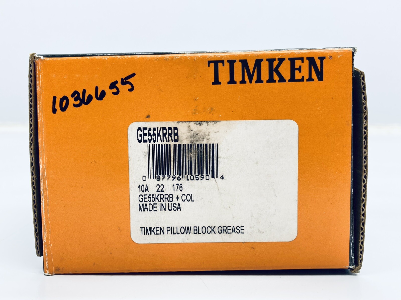 TIMKEN GE55KRRB BALL INSERT BEARING W/ ECCENTRIC LOCKING COLLAR 55mm-ID 100mm-OD