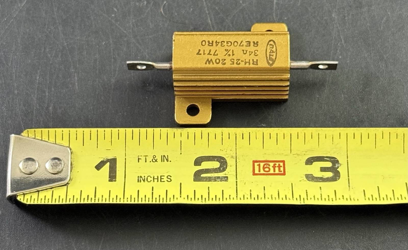 Dale RH-25 Vishay Wirewound Resistor 34g 1% 7717RE7OG34RO Cl.6