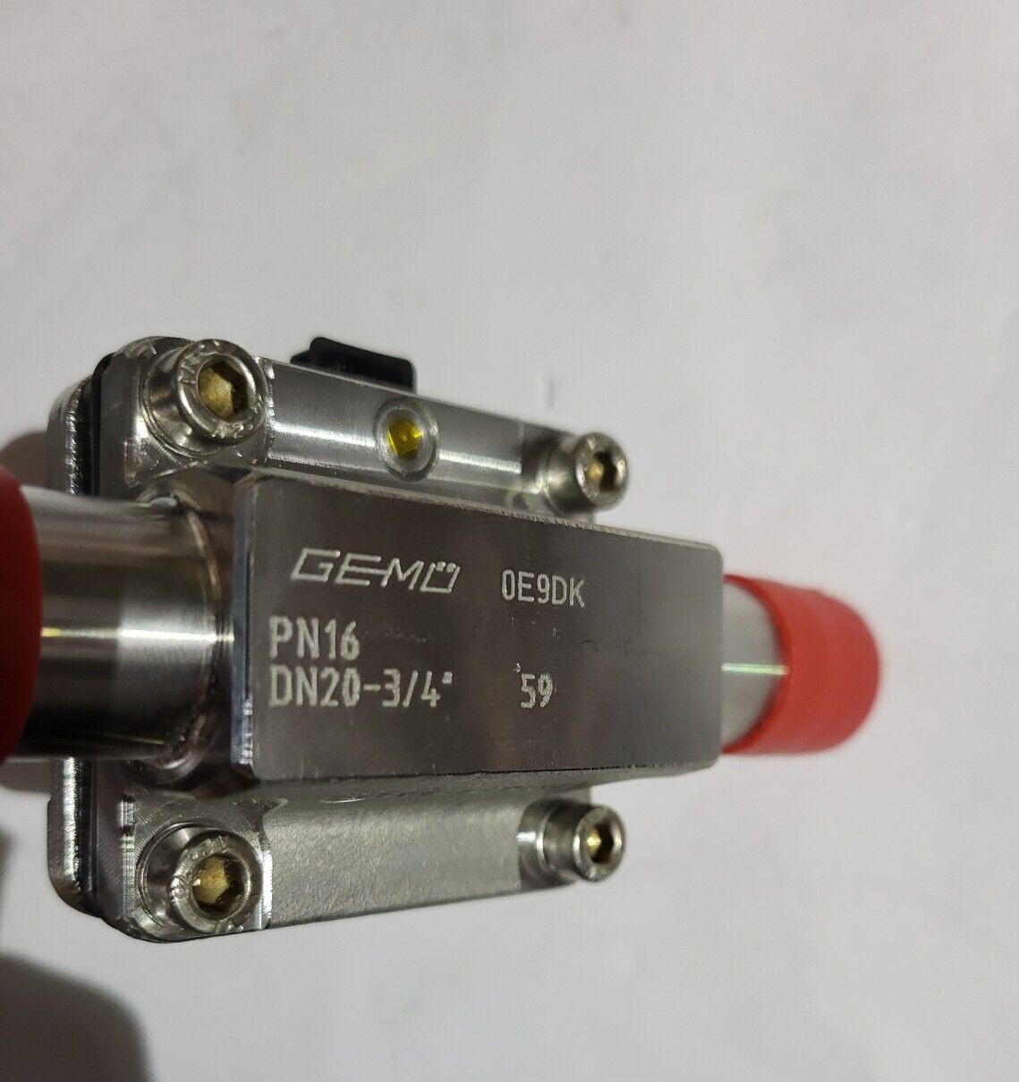 GEMU 612 20D59401701TS 1502 SA182 F316L PN16 DN20-3/4 MANUAL Diaphragm valve