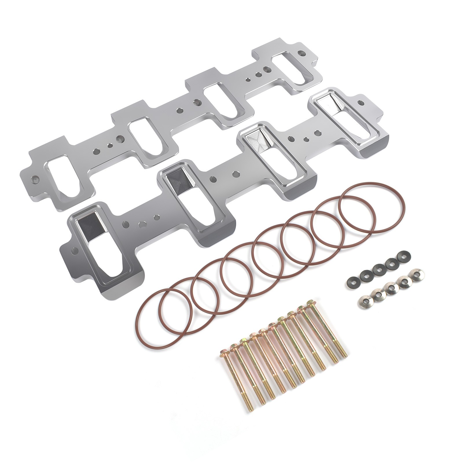 Intake Manifold Adapters LS Cathedral to Rectangle Port Fits Corvette Camaro G8