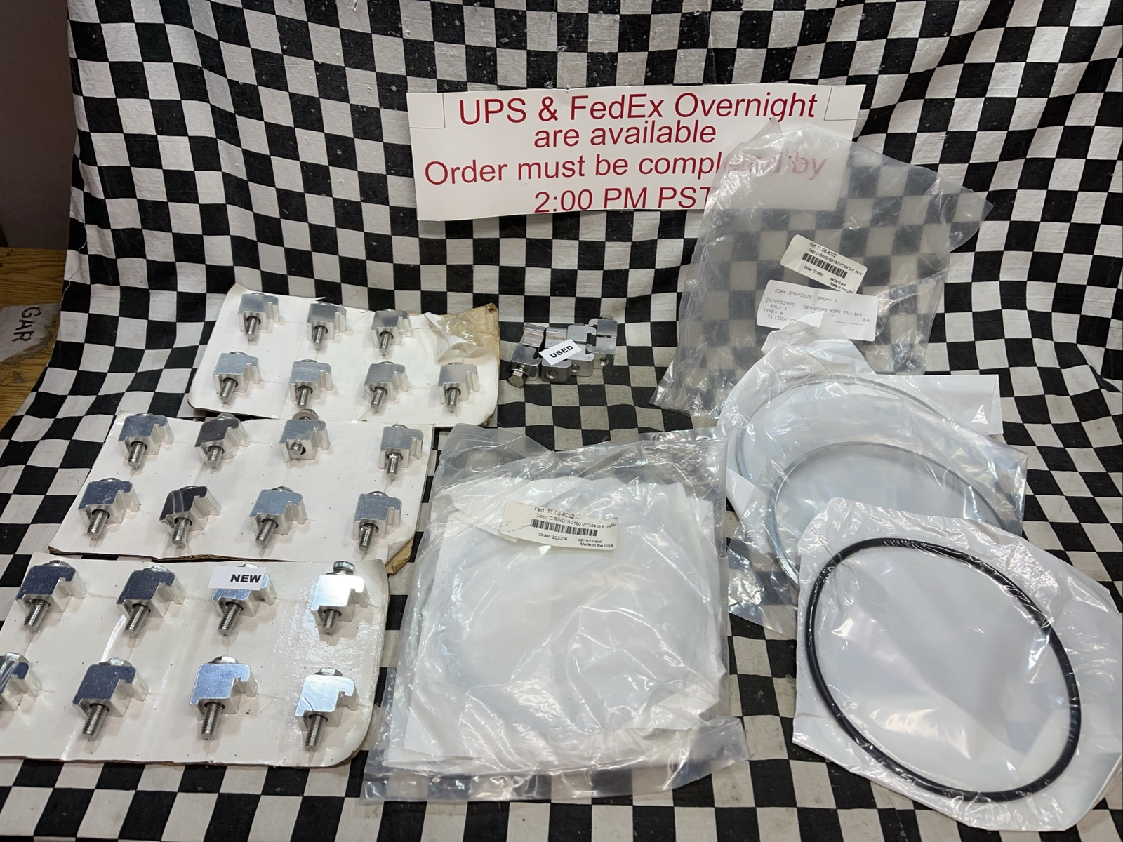 A&N 0080210701, Single Claw Flange Clamp, CENTERING RING ISO160 VIT304 LOT OF 29