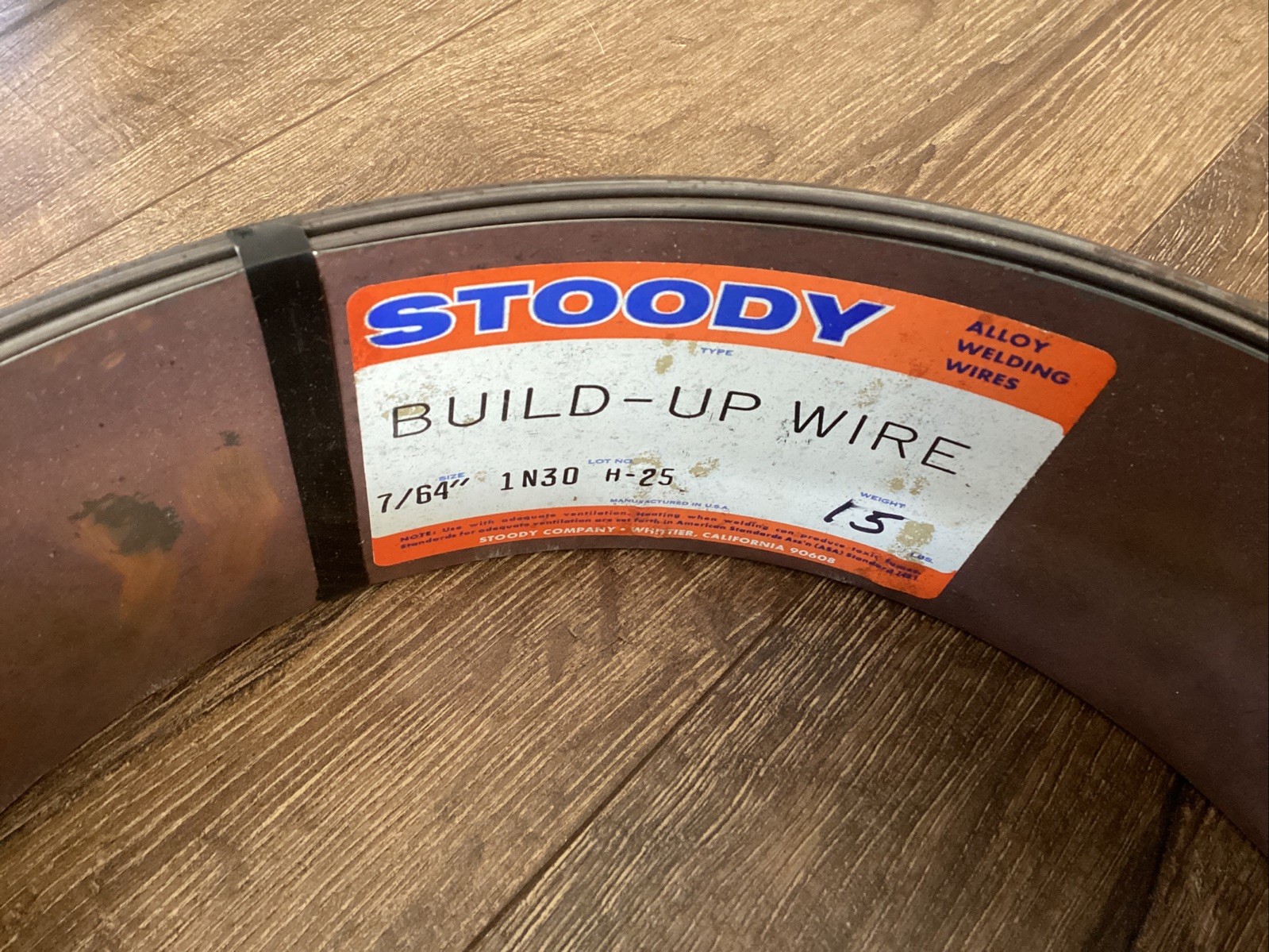 NOS Stoody Build Up Welding Wire 7/64”, 1N30, H-25, 15 LBS In Box Free Ship