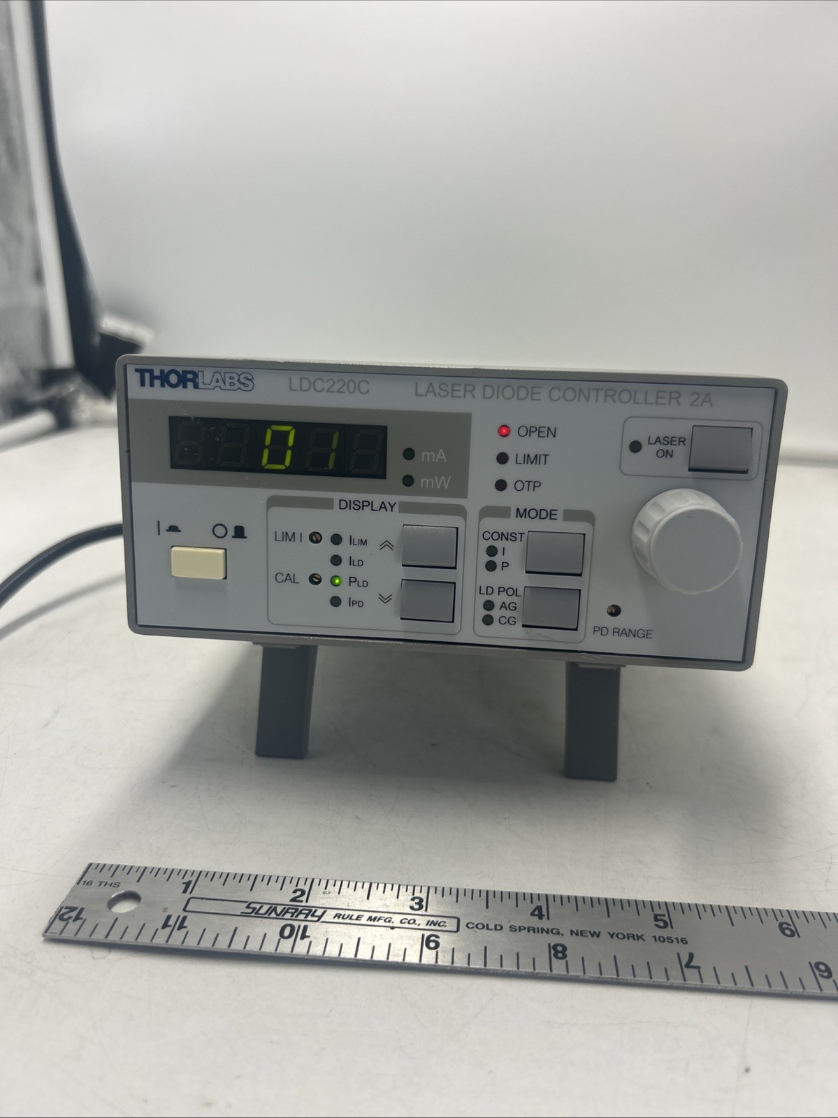 ThorLabs LDC202C Laser Diode Controller 200 mA