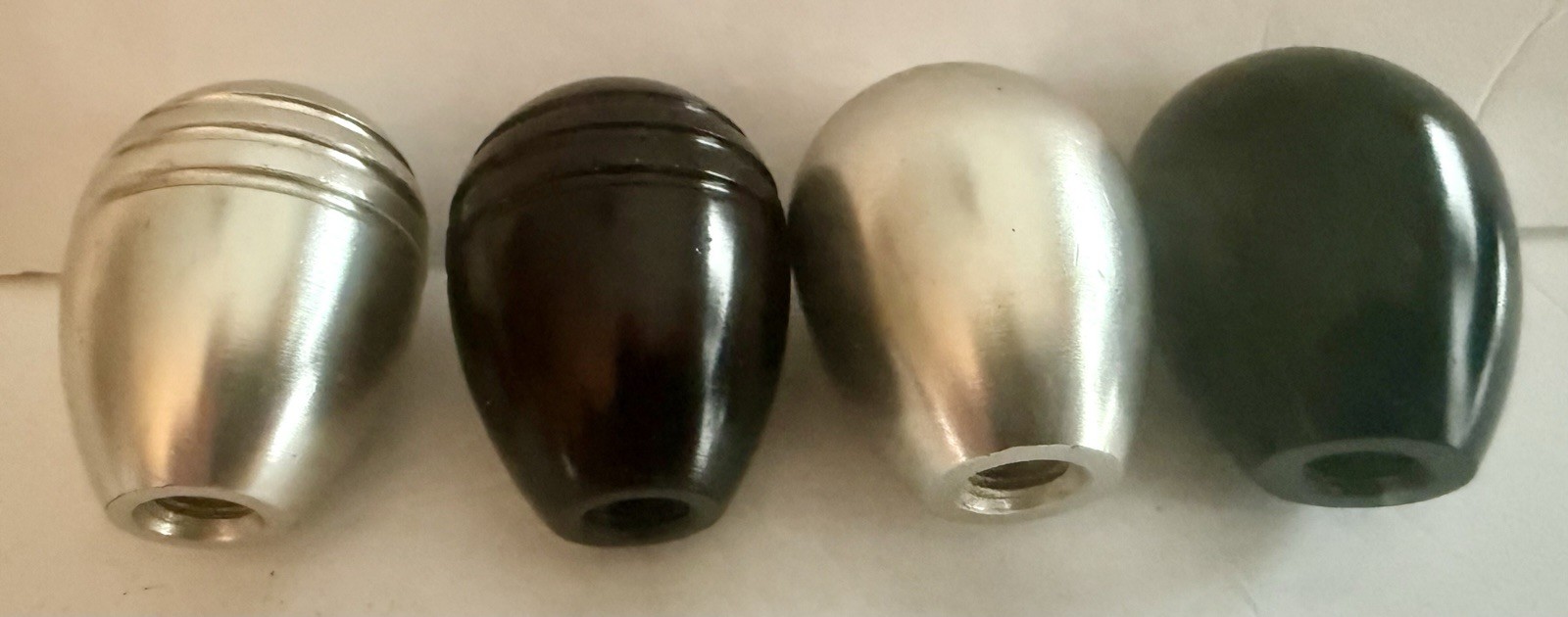 Vintage Lot 19 Machinery / Auto Knobs Machined Aluminum 3/8-24 Threaded 2.5 Oz.