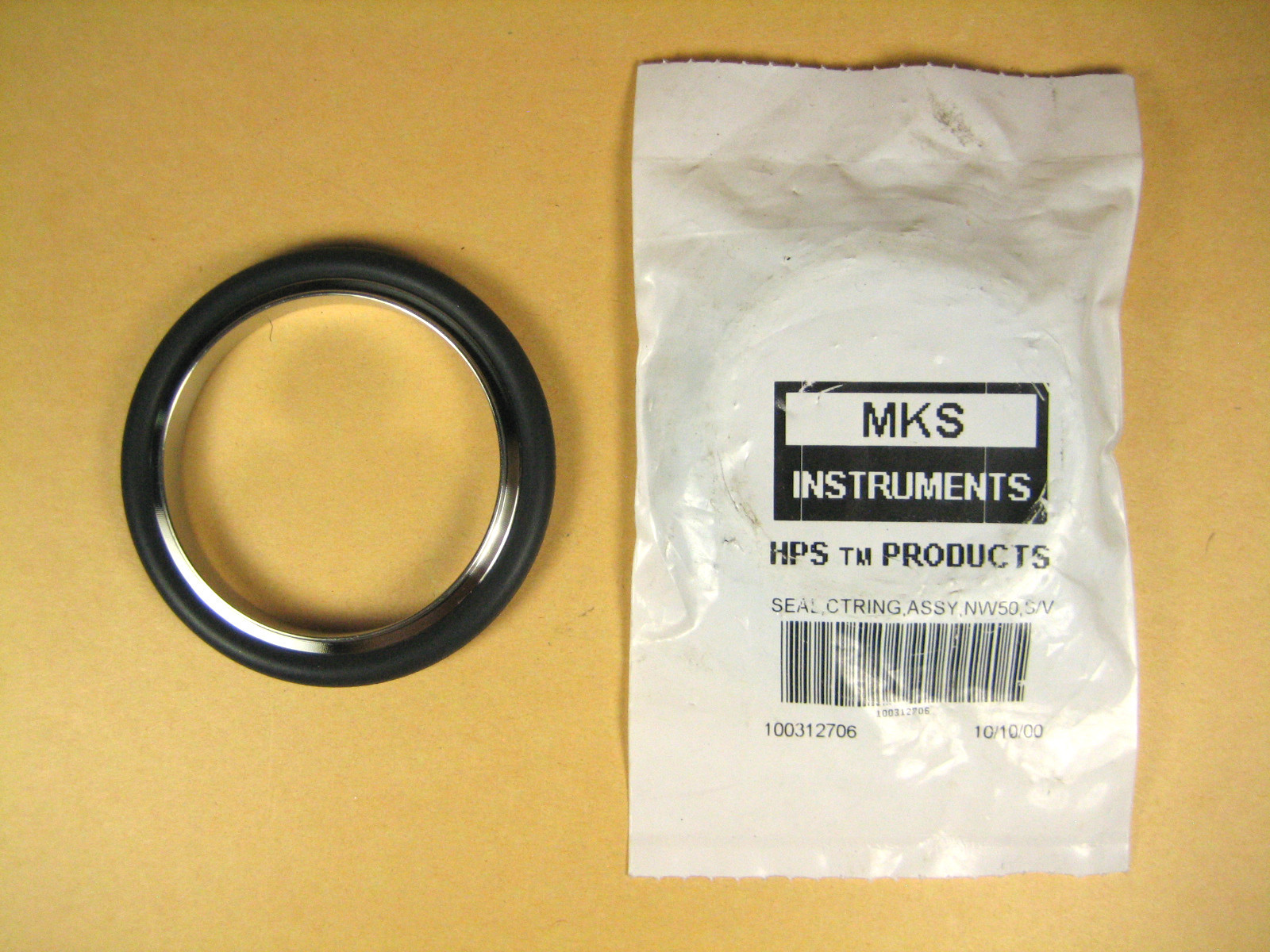 MKS Instruments Inc 100312706 Seal Centering Assy NW50 S/V Lot of 3